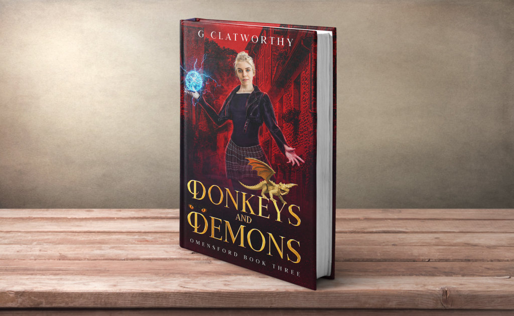 red book cover of donkeys and demons